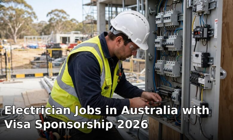 electrician jobs in australia with visa sponsorship 2026