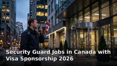 security guard jobs in canada with visa sponsorship 2026