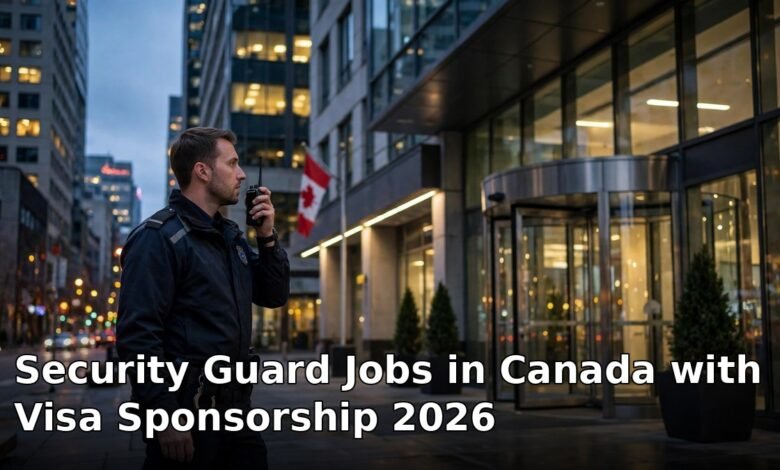 security guard jobs in canada with visa sponsorship 2026