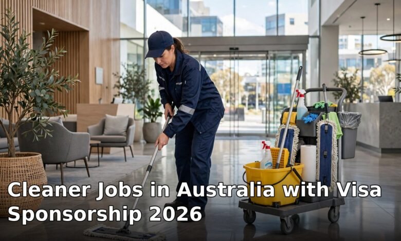 cleaner jobs in australia with visa sponsorship 2026