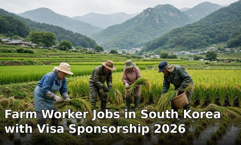 farm worker jobs in south korea with visa sponsorship 2026