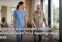 healthcare assistant jobs in denmark with visa sponsorship 2026