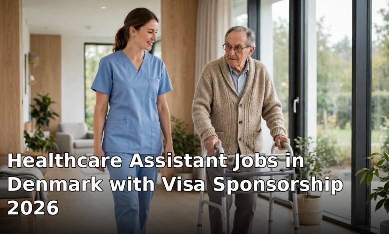 healthcare assistant jobs in denmark with visa sponsorship 2026