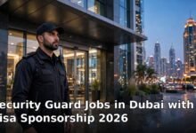 security guard jobs in dubai with visa sponsorship 2026