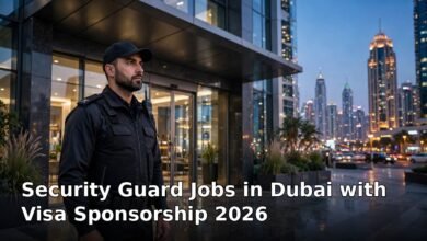 security guard jobs in dubai with visa sponsorship 2026